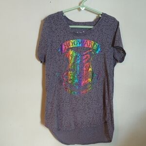 3 for $10 Bundle Sale! Harry Potter Rainbow Hogwarts Crest T-shirt Size L 14